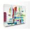 Stupell Industries Colorful Cross Hatch Abstraction Canvas Wall Art
